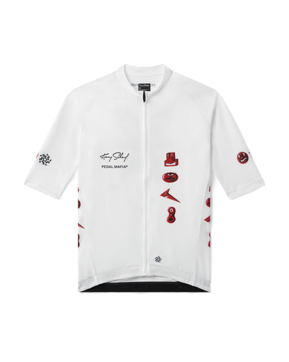 Men's Core Jersey - Kenny Scharf White
