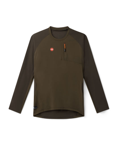 Men's Pro Nomadic Long Sleeve T-Shirt - Onyx Brown