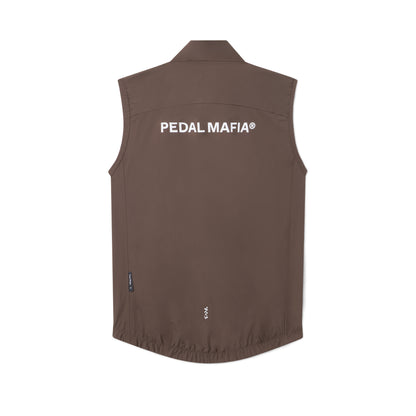 Men's Pro Sympatex Heavy Rain Vest - Brown