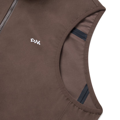 Men's Pro Sympatex Heavy Rain Vest - Brown