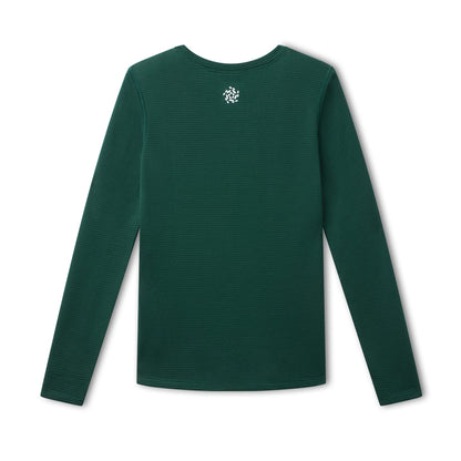 Men's Pro Merino Long Sleeve Base Layer - Green