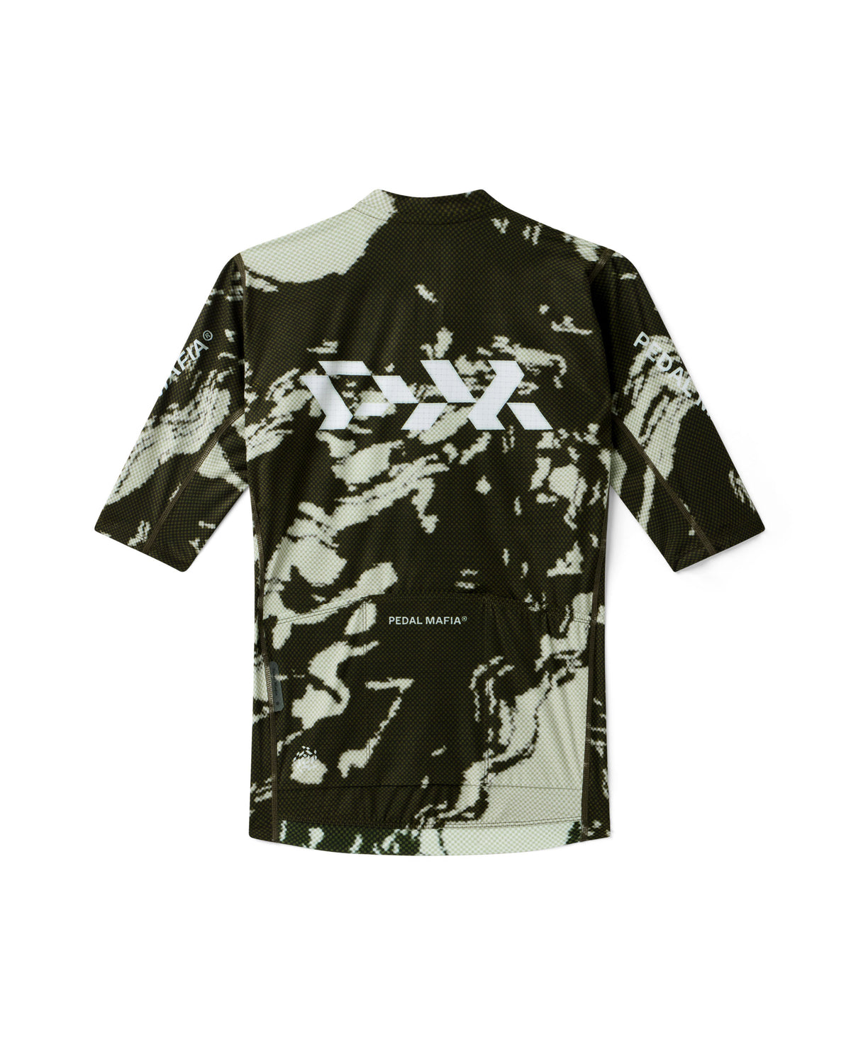 Men's Pro Race Jersey - Glitch Flow Desert Green