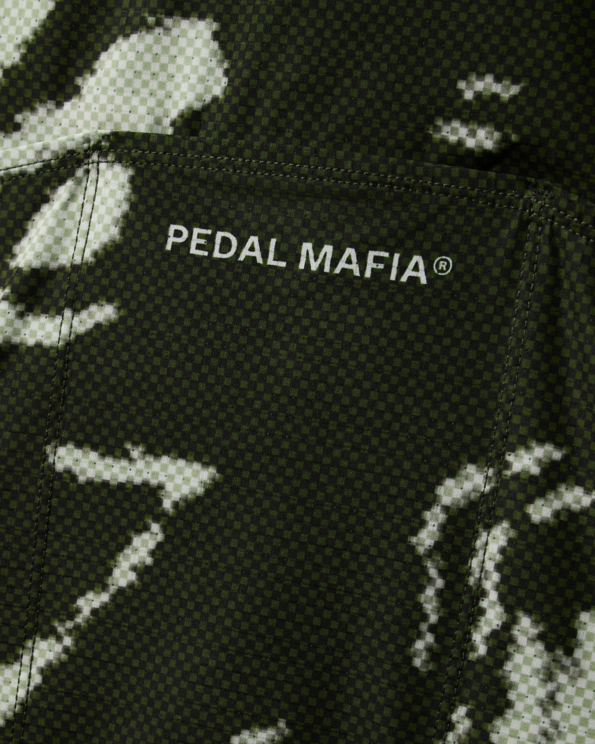 Men's Pro Race Jersey - Glitch Flow Desert Green
