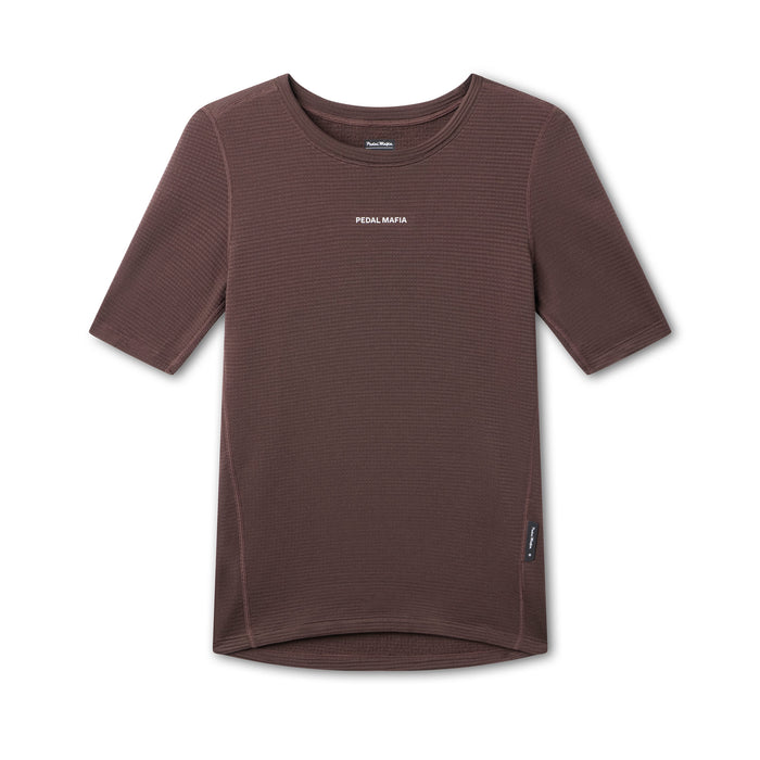 Men's Pro Merino Short Sleeve Base Layer - Brown