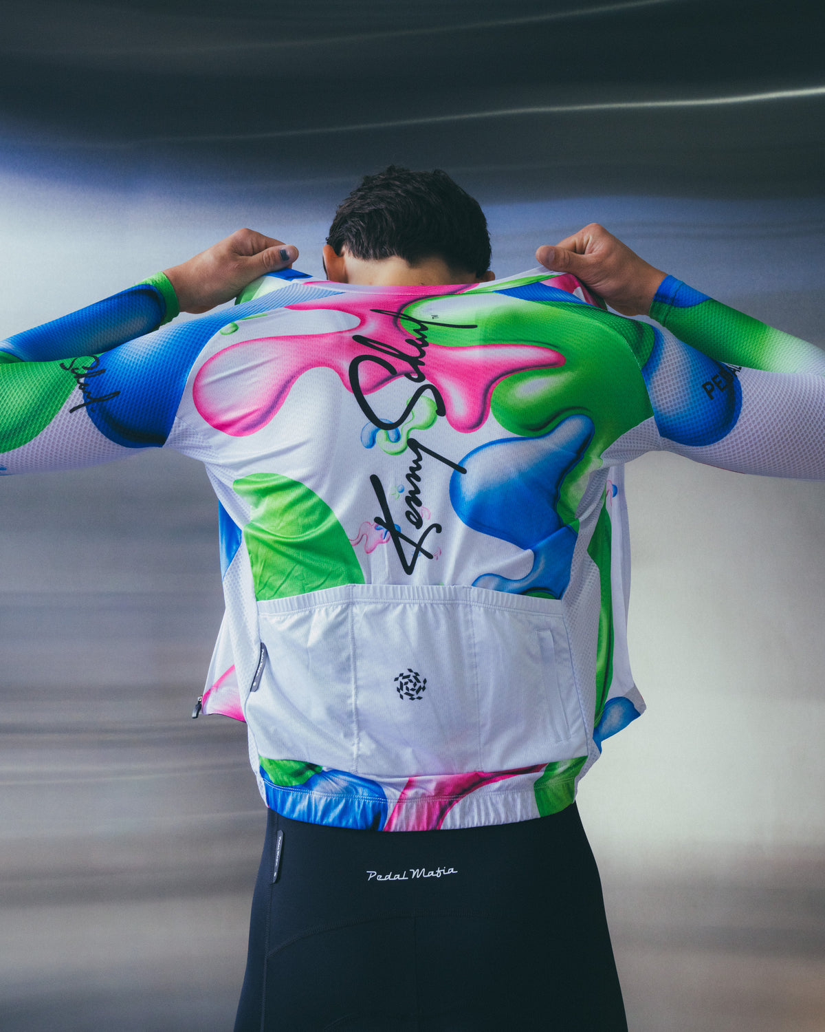 Men's Core Long Sleeve Jersey - Kenny Scharf Blobism