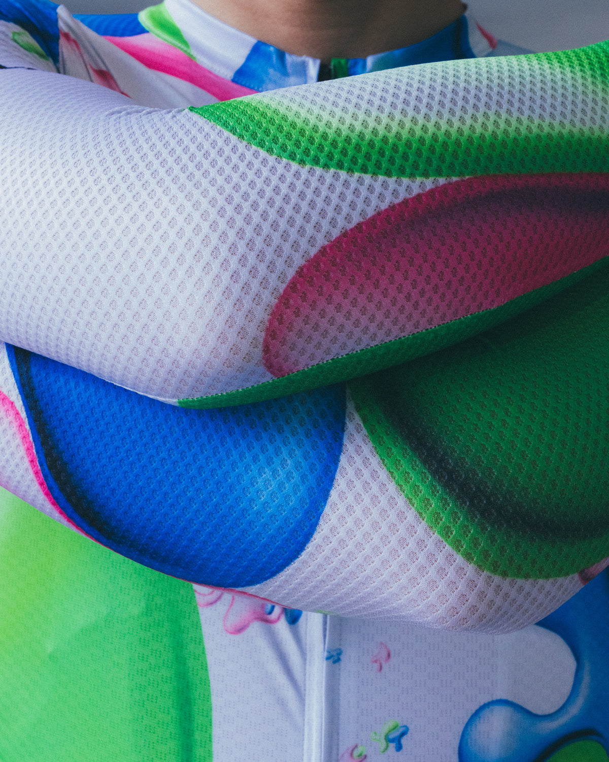 Men's Core Long Sleeve Jersey - Kenny Scharf Blobism
