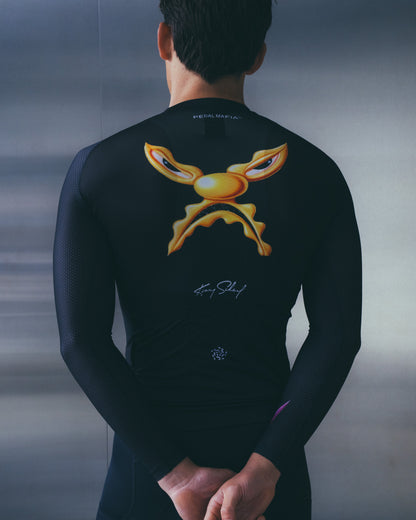 Men's Core Long Sleeve Jersey - Kenny Scharf Black