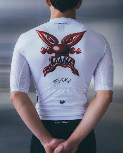 Men's Core Jersey - Kenny Scharf White