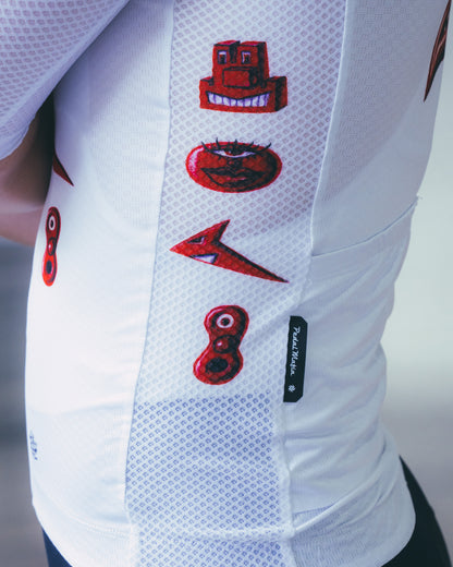 Men's Core Jersey - Kenny Scharf White