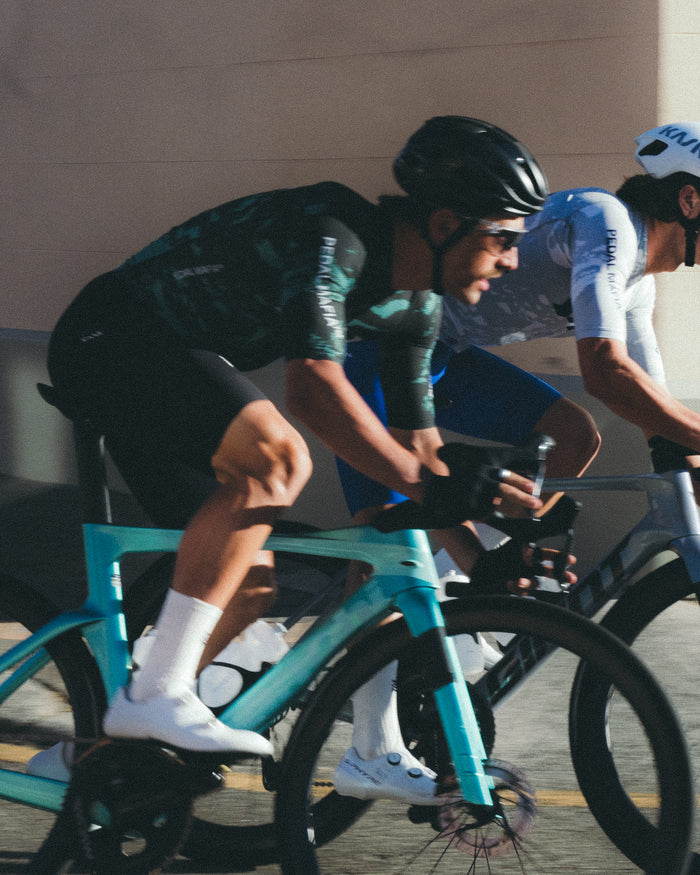 Men's Pro Race Jersey - Glitch Flow Shadow Green