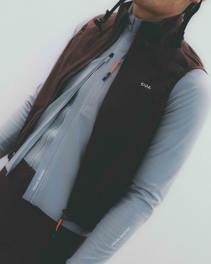 Men's Pro Sympatex Heavy Rain Vest - Grey