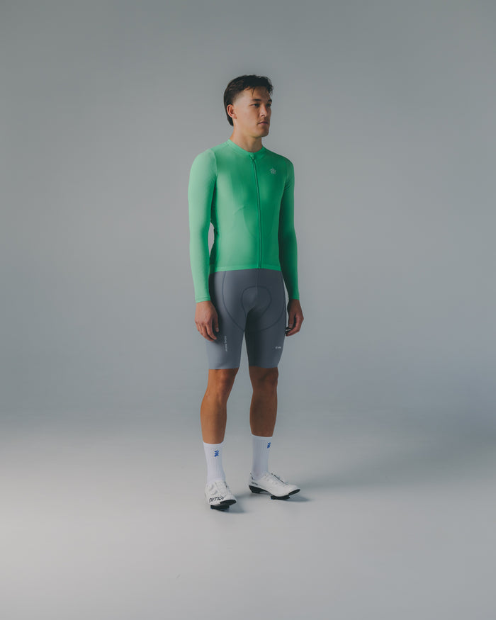 Men's Pro Long Sleeve Jersey - Pastel Green