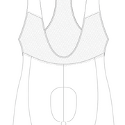Custom Core Bib - Key Design White