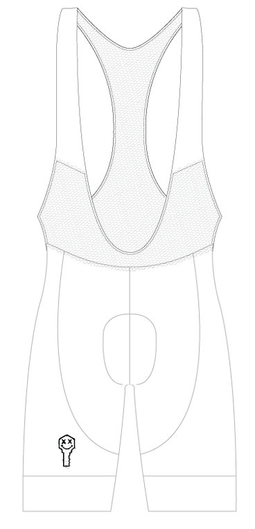 Custom Core Bib - Key Design White