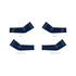 Custom Arm Warmer - Zona Cycling Navy