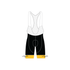 Custom Core Bib - Push N Pedals Black Yellow Captain