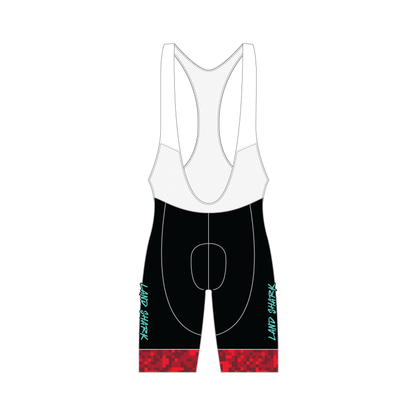 Custom Pro Bib - Land Shark Pixel Red