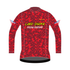 Custom Long Sleeve Core Jersey - Land Shark Pixel Red