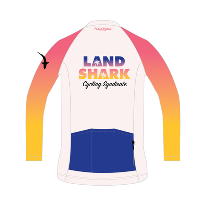 Custom Core Long Sleeve Jersey - Land Shark Miami White