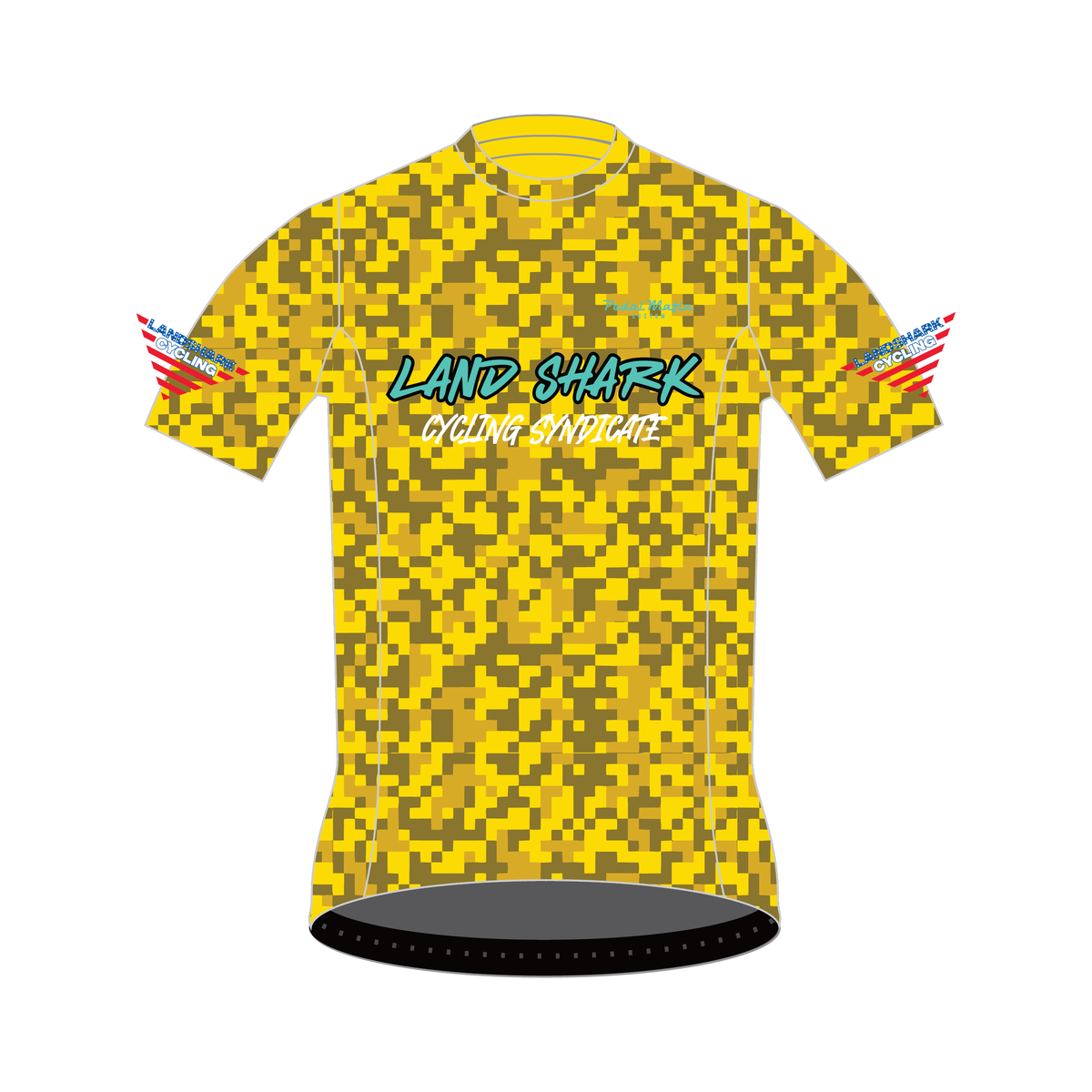 Custom Core Jersey - Land Shark Pixel Yellow