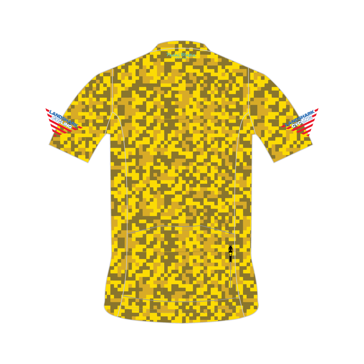 Custom Core Jersey - Land Shark Pixel Yellow
