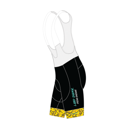 Custom Pro Bib - Land Shark Pixel Yellow