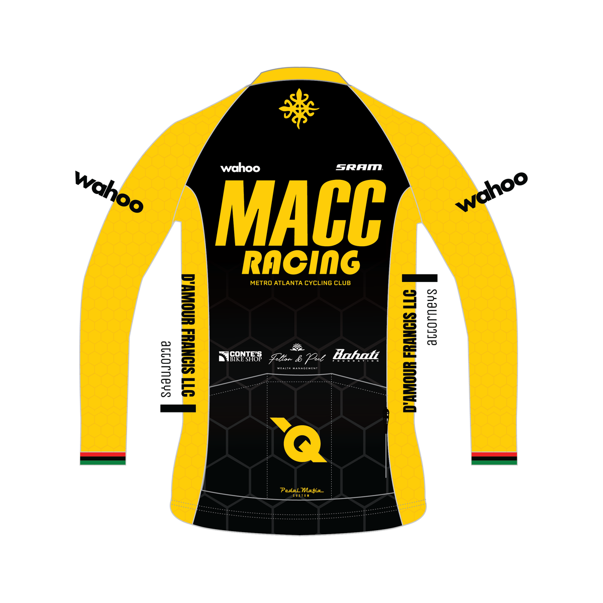 Custom Pro Race Long Sleeve Jersey - MACC Racing Away