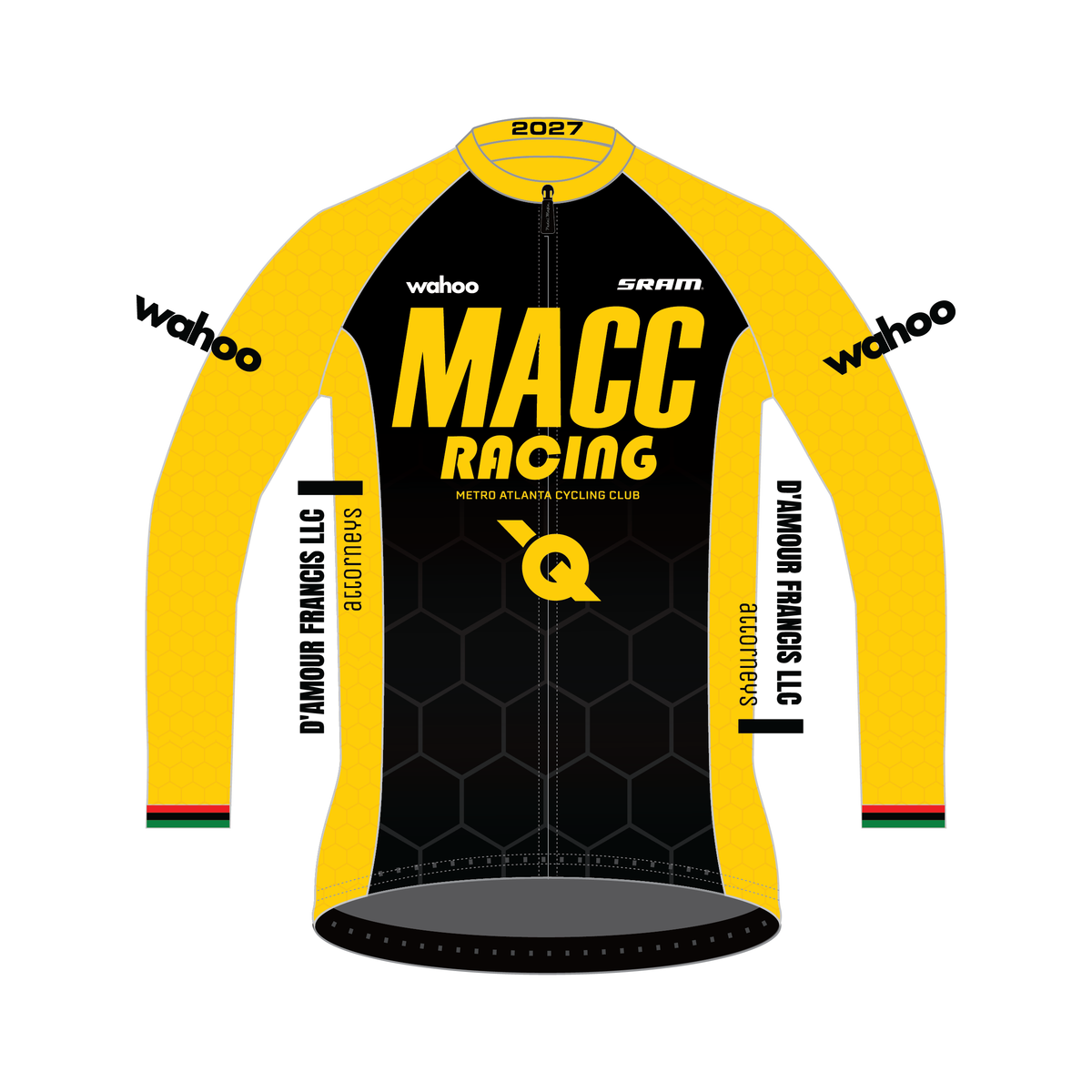 Custom Pro Race Long Sleeve Jersey - MACC Racing Away