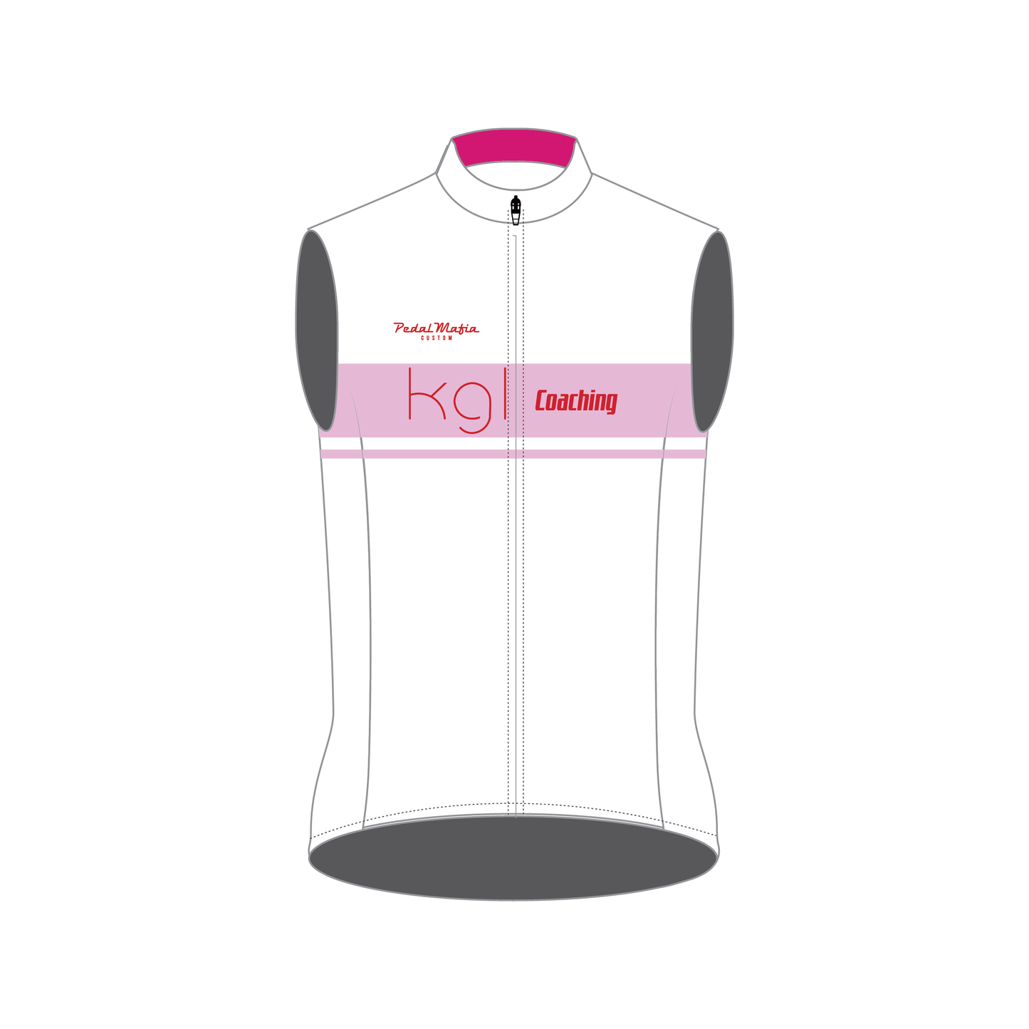 Custom Pro Vest - KGL Pro Vest White