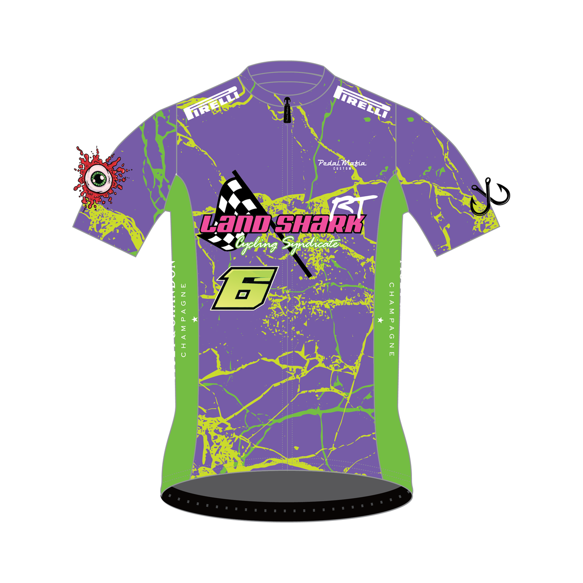 Custom Core Jersey - Land Shark Purple Racing