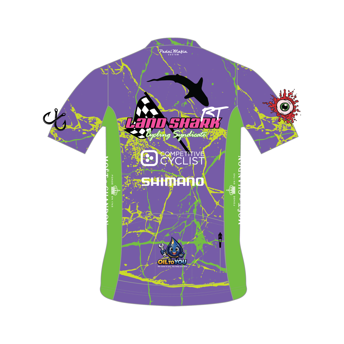 Custom Core Jersey - Land Shark Purple Racing