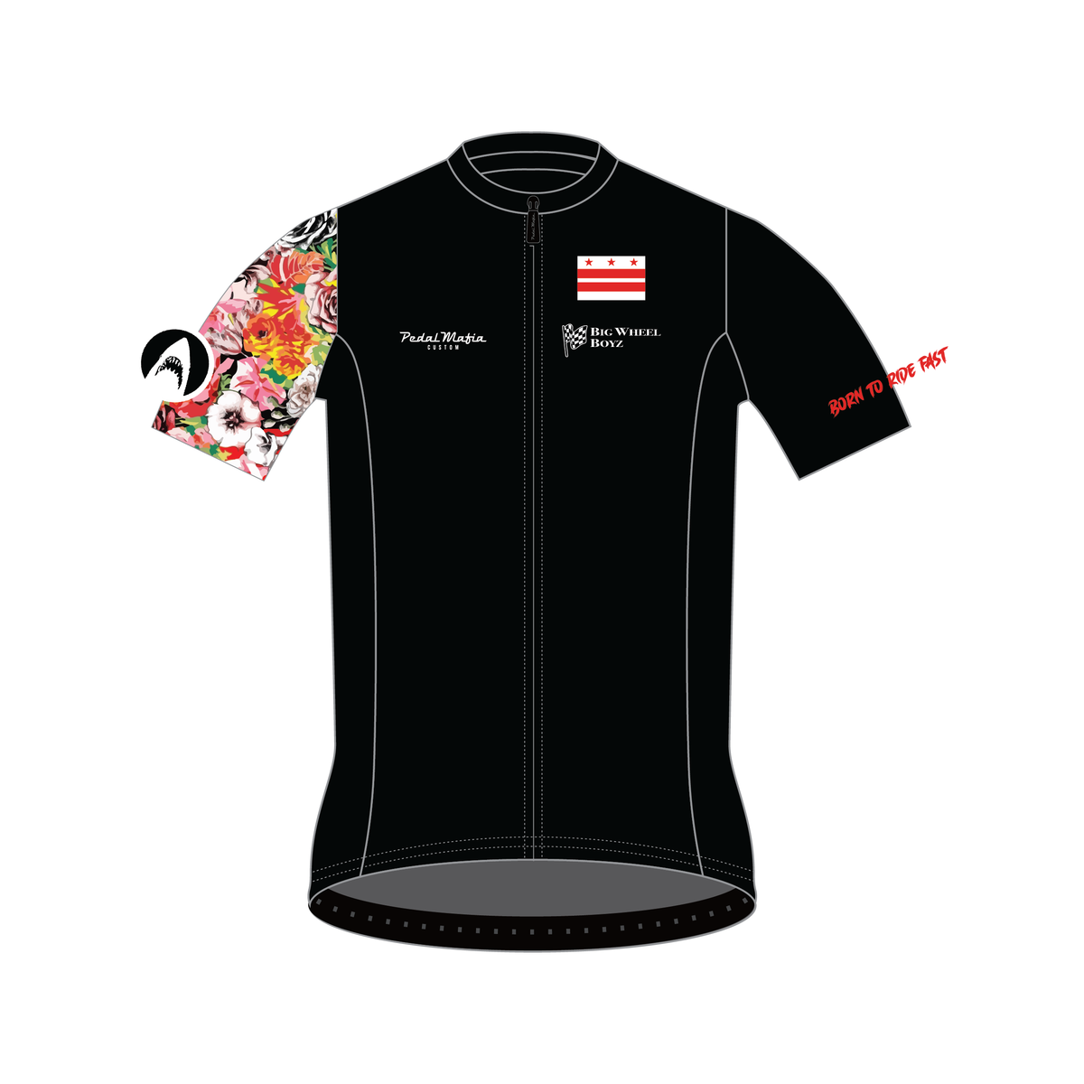 Custom Pro Jersey - Land Shark Lady Nomad Black