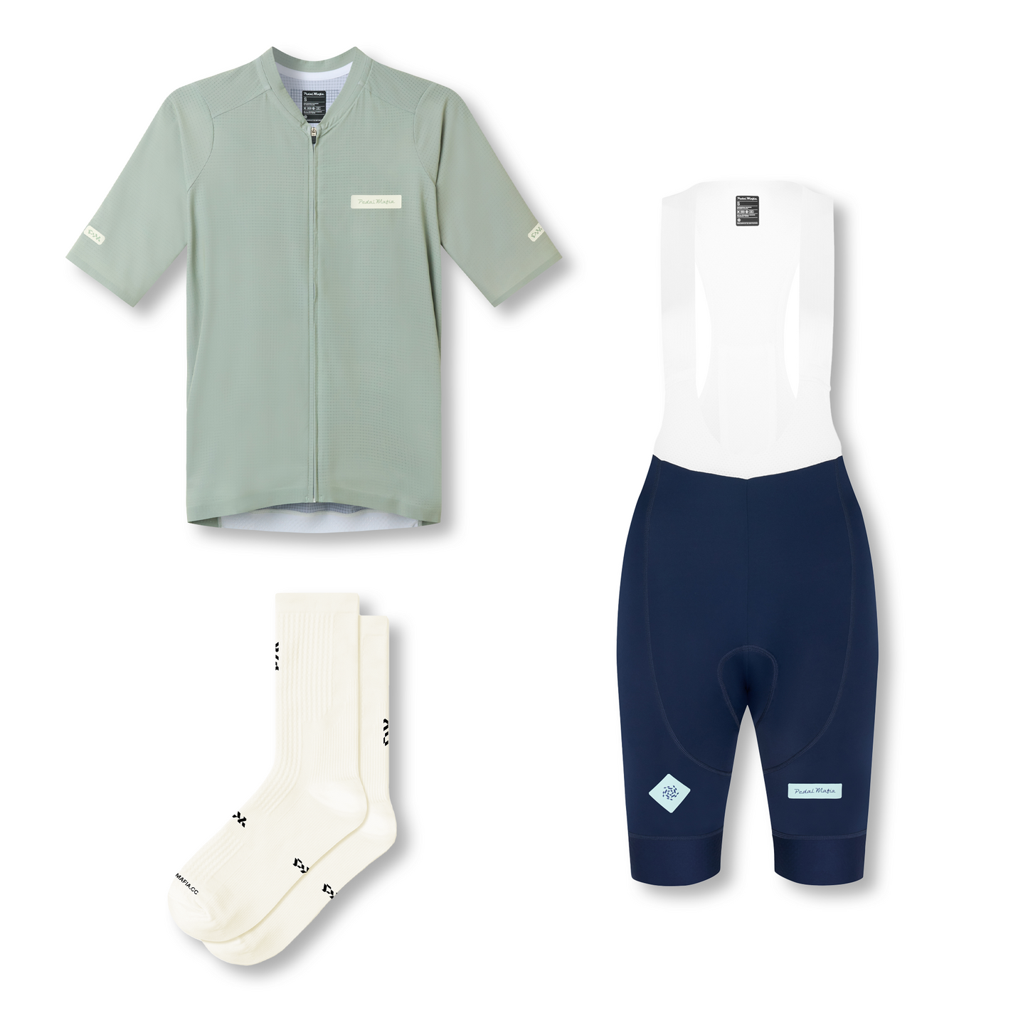 Women's Core Racing Cycling Bundle - Stone/Navy