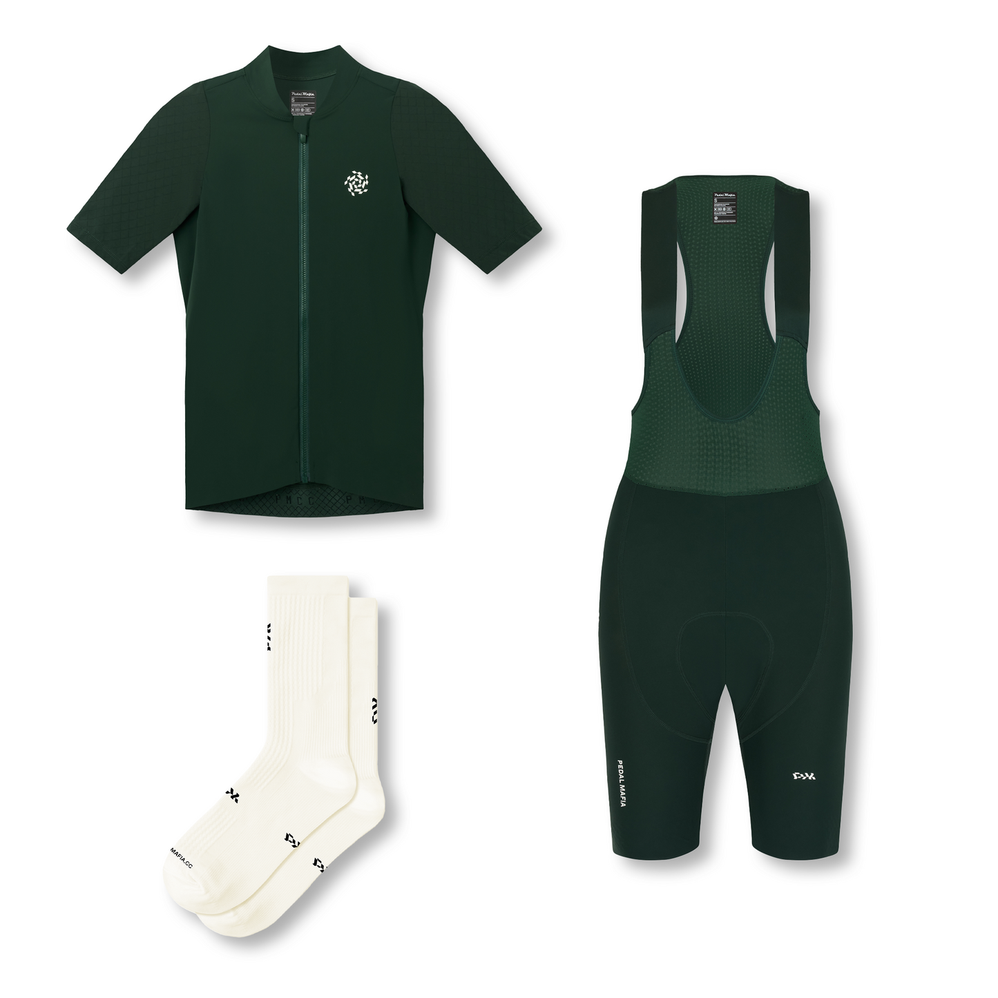 Women's Pro Cycling Bundle - Pine Green