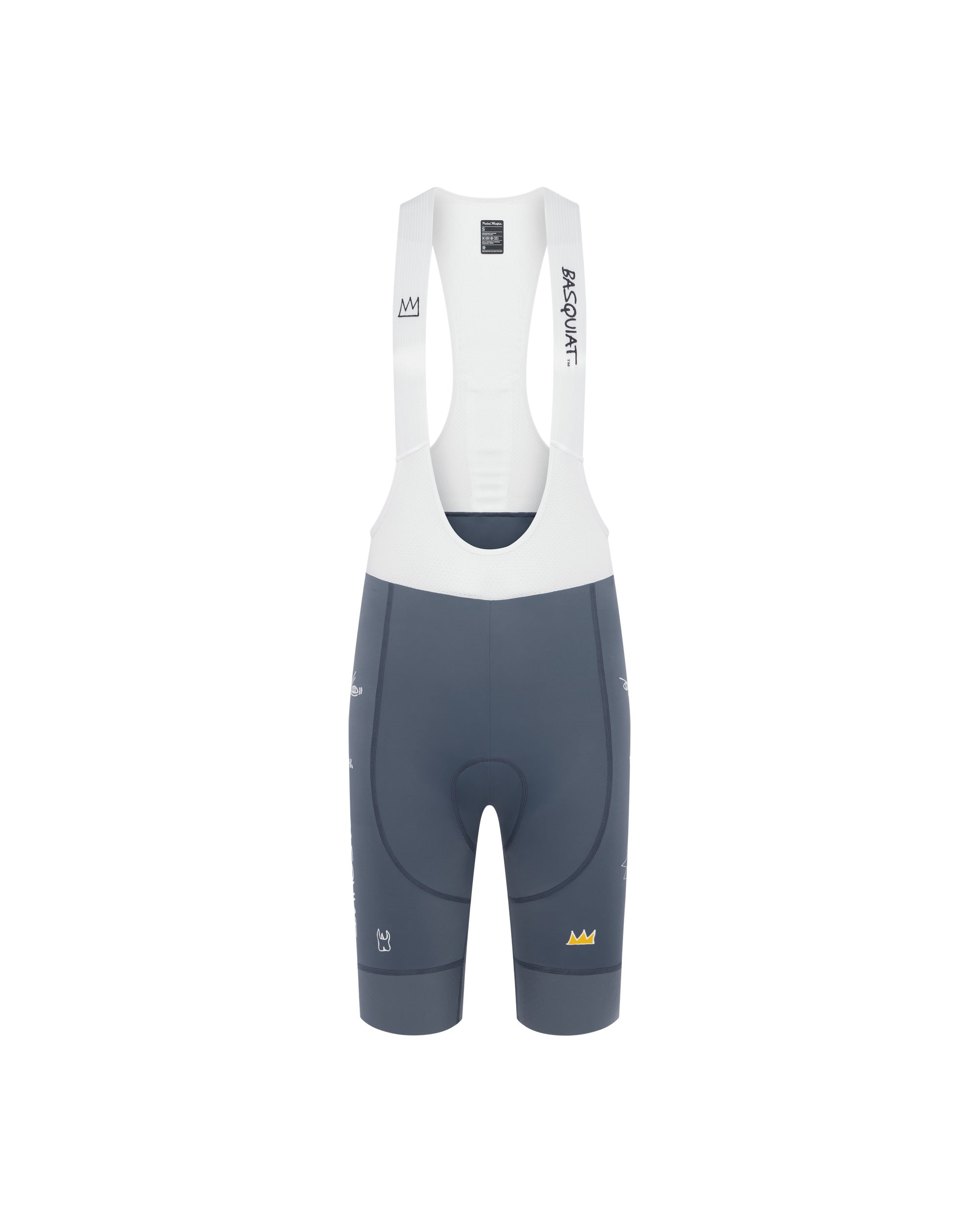 Women's Core Bib - Jean-Michel Basquiat Grey | Pedal Mafia