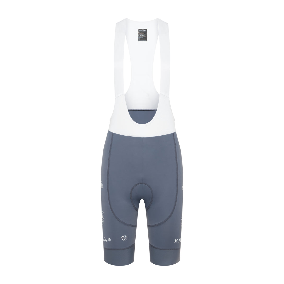 Women's Core Bib Shorts - Keith Haring x PM Grey