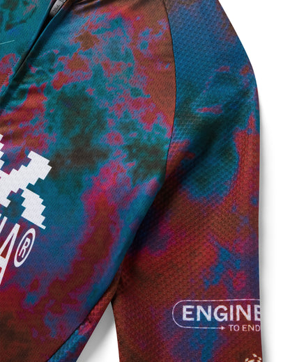 Women's Core Jersey - Dusk Blue/Red