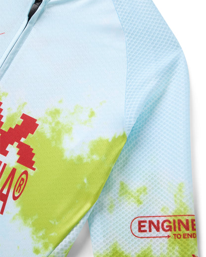 Women's Core Jersey - Dusk Yellow/Blue/White