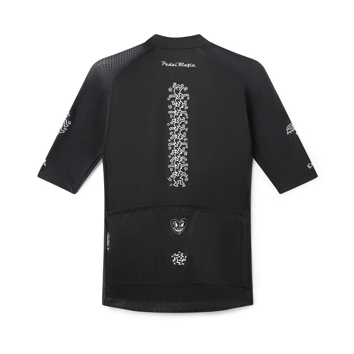 Women's Core Jersey - Keith Haring x PM Black