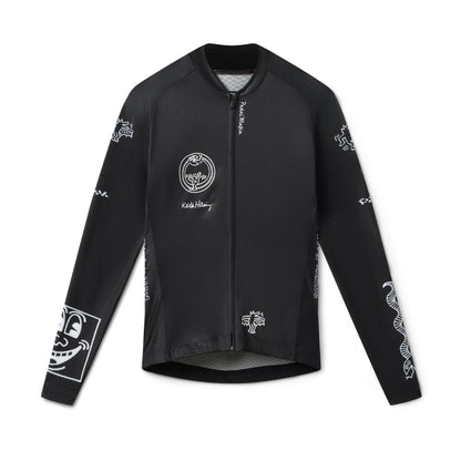 Women's Core Long Sleeve Jersey - Keith Haring x PM Black