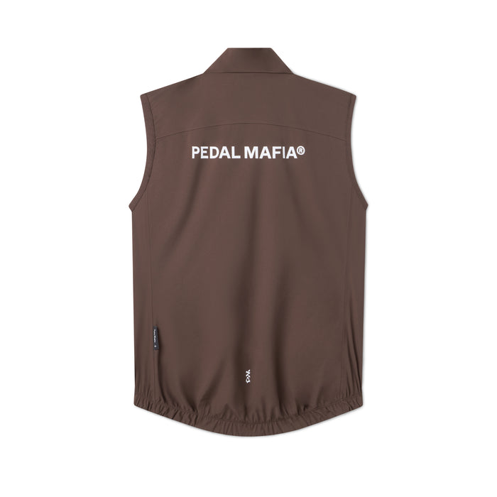 Women's Pro Sympatex Heavy Rain Vest - Brown