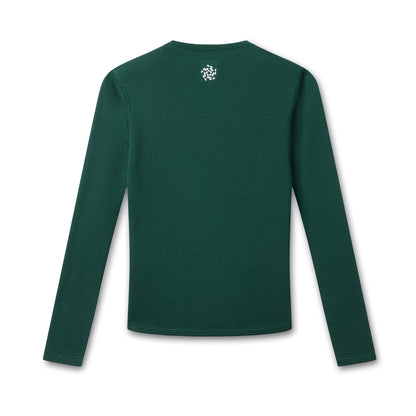 Women's Pro Merino Long Sleeve Base Layer - Green