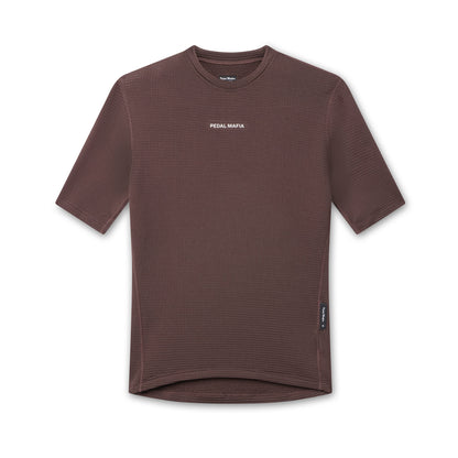 Women's Pro Merino Short Sleeve Base Layer - Brown