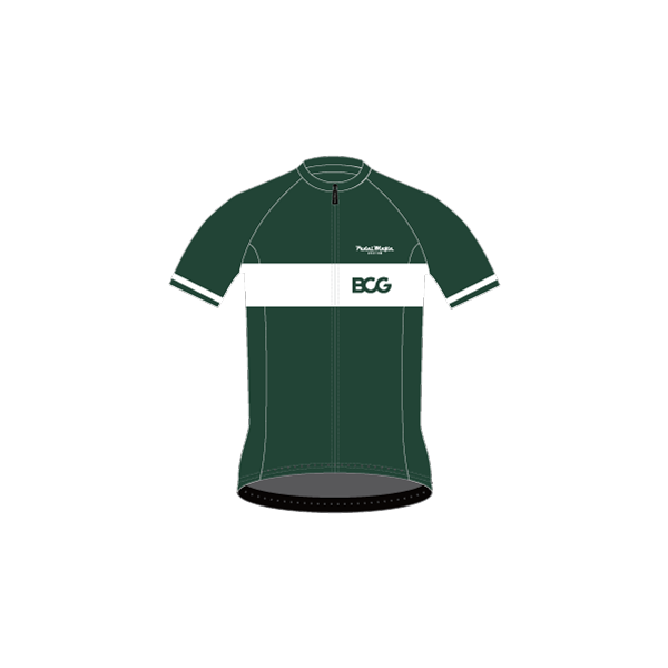 Custom Core Jersey - Boston Consulting Group Green White Stripe
