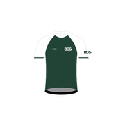 Custom Short Sleeve Tech T - Boston Consulting Group Green w White Sleeves