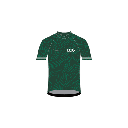 Custom Short Sleeve Tech T - Boston Consulting Group Green Topo
