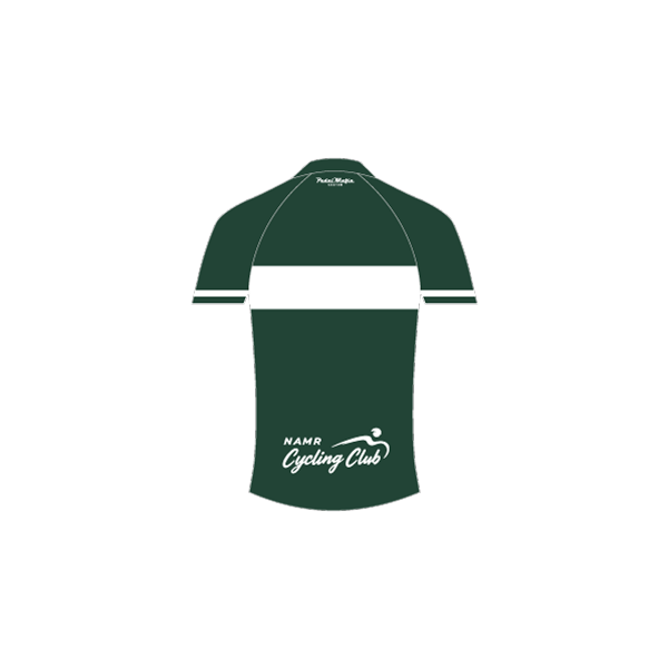 Custom Short Sleeve Tech T - Boston Consulting Group Green w White Stripe