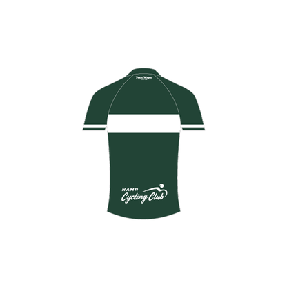 Custom Short Sleeve Tech T - Boston Consulting Group Green w White Stripe