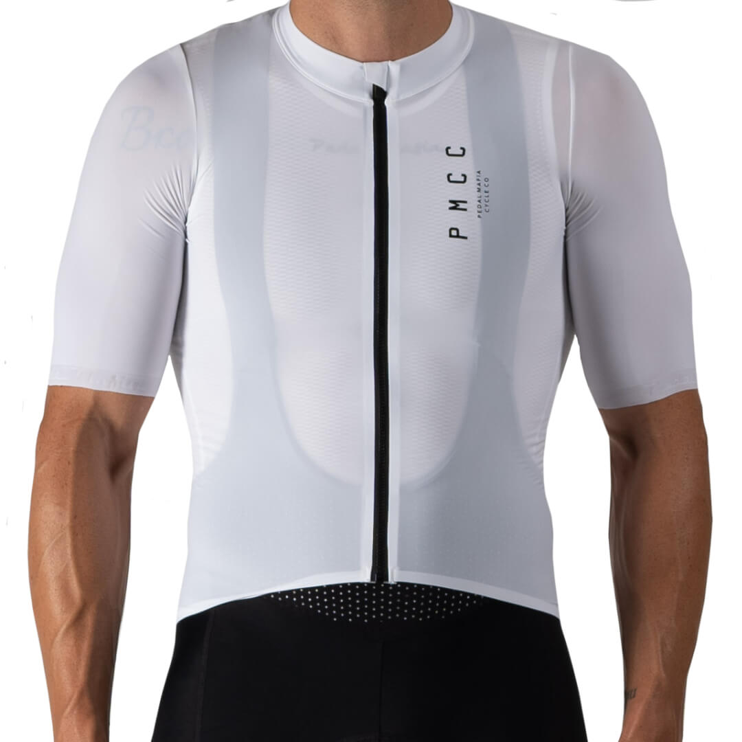 Pedal Mafia, Cycling Jersey, White, PMCC