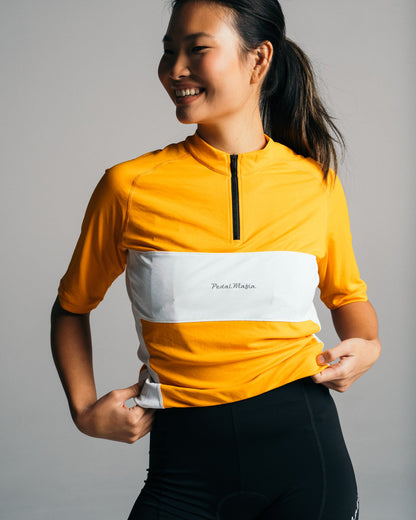 Camiseta Core Club Mujer - Naranja Crema 